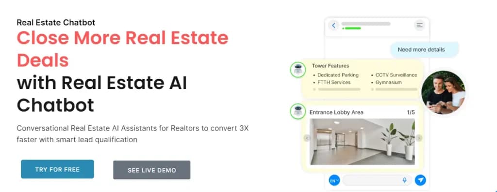 Real Estate Chatbot — Close More Deals with AI